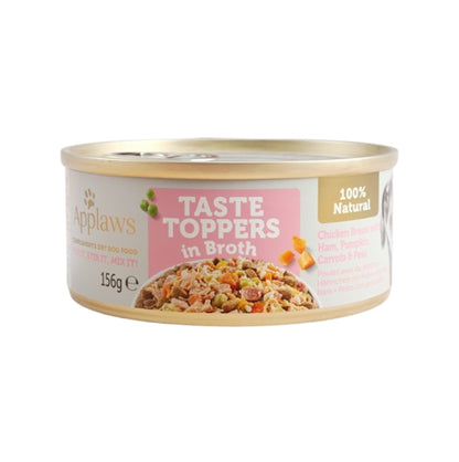 Applaws 狗罐頭 雞胸肉+火腿 156克#3035  (包裝隨機提供)