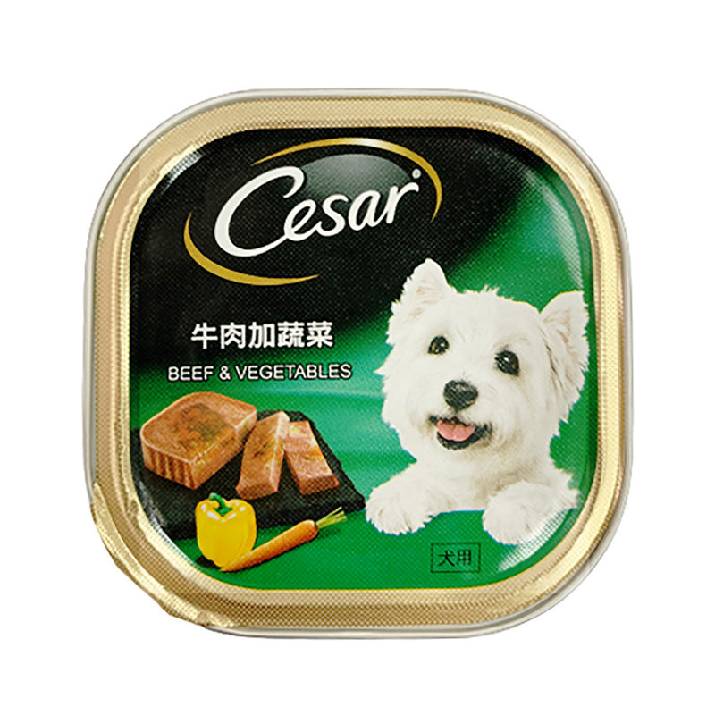 Cesar 西莎 純鮮肉系列 狗濕糧 牛肉 蔬菜