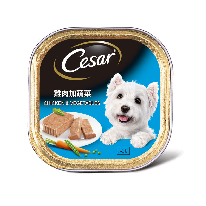 Cesar 西莎 純鮮肉系列 狗濕糧 雞肉 蔬菜