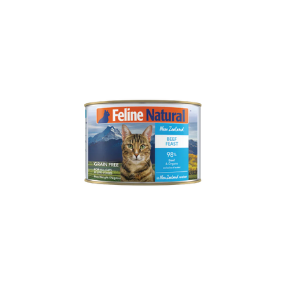 Feline Natural F9 Canned Cat Food Wet Food Beef Feast 170g (2450)  