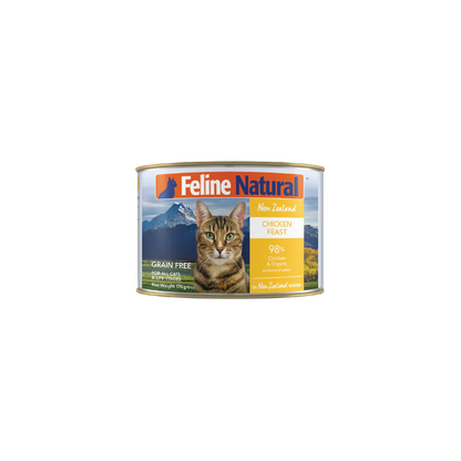 Feline Natural F9 Canned Cat Food Wet Food Chicken Feast 170g (2452)  
