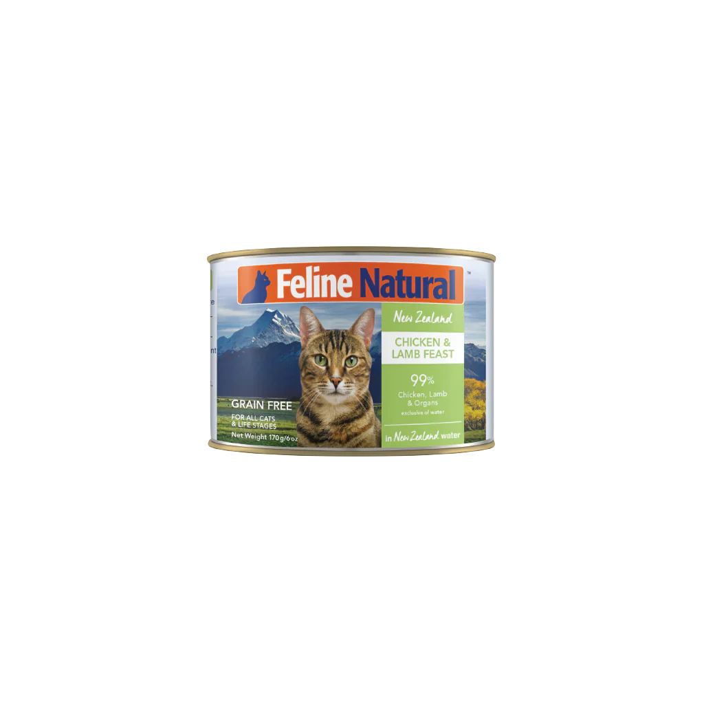 Feline Natural F9 Canned Cat Food Wet Food Chicken and Lamb Feast 170g (2207)  