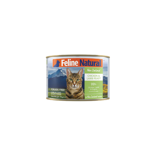 Feline Natural F9 Canned Cat Food Wet Food Chicken and Lamb Feast 170g (2207)  