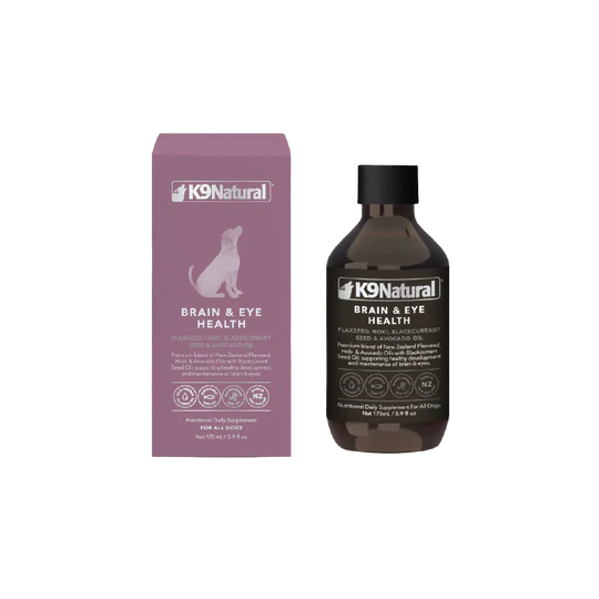K9 Natural Flaxseed Oil + Blue Ice Cod Oil (Eye and Brain Health) | Dog Health Supplement (175ml)