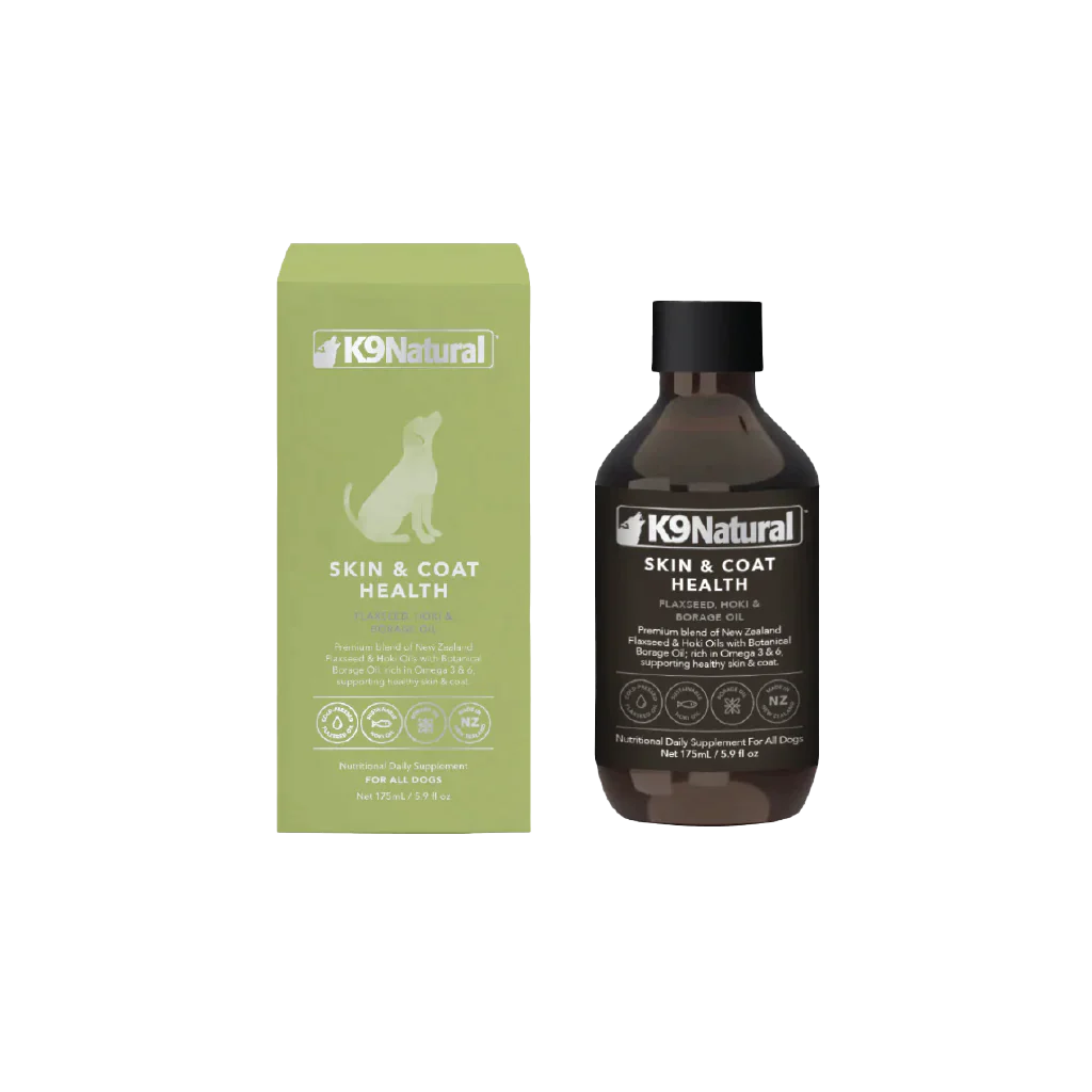 K9 Natural Flaxseed Oil + Blue Ice Cod Oil (Skin Health) | Dog Health Supplement (175ml)