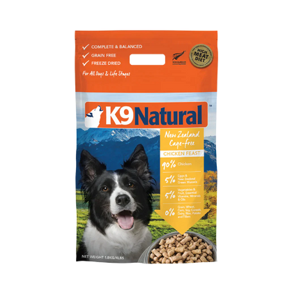 K9 Natural Freeze Dried Dog Food Chicken Feast 1.8kg  