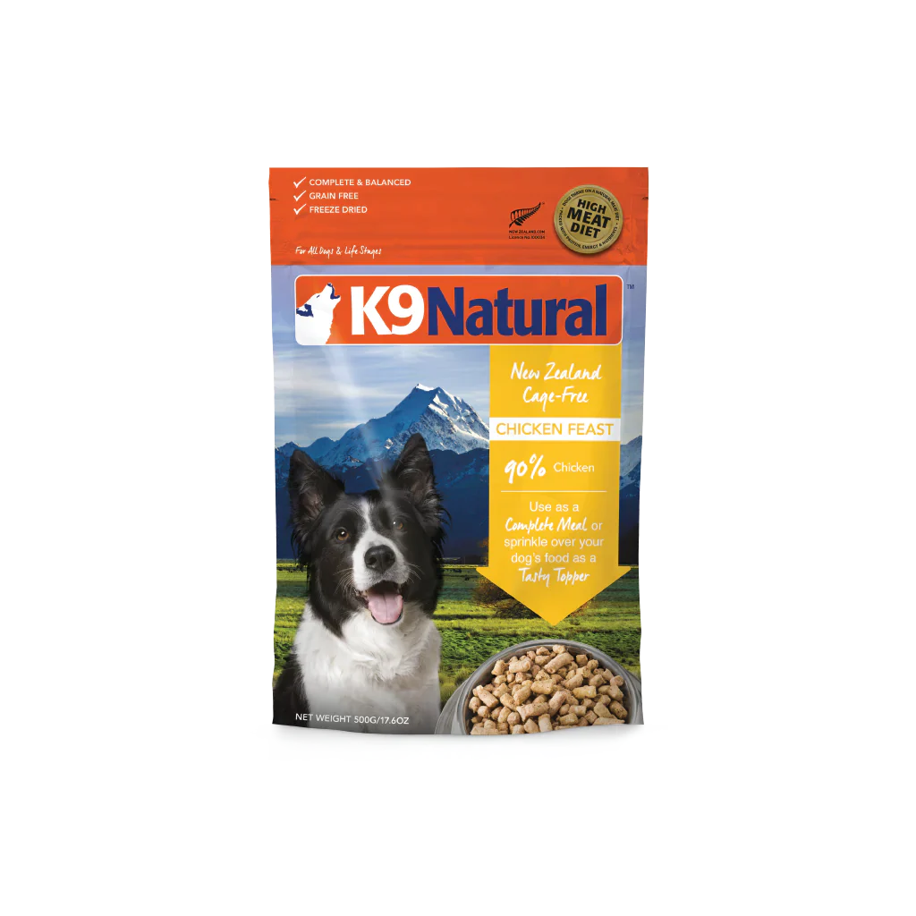 K9 Natural Freeze Dried Dog Food Chicken Feast 500g  