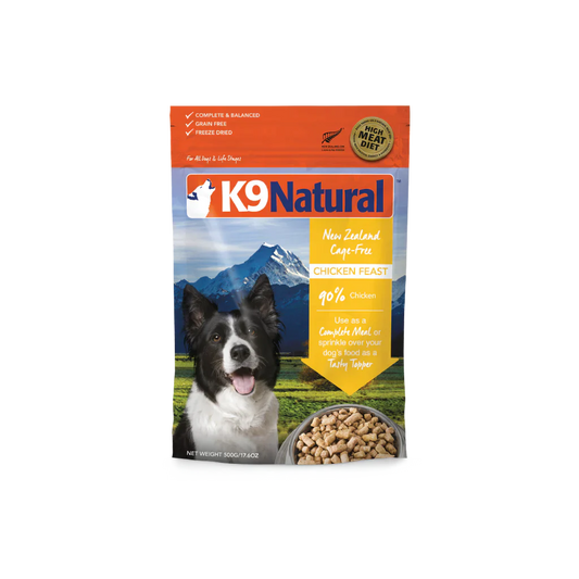 K9 Natural Freeze Dried Dog Food Chicken Feast 500g  