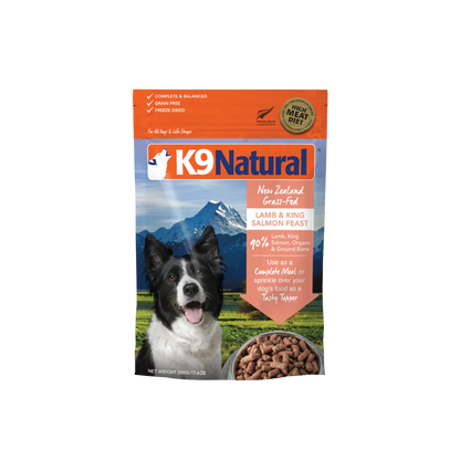 K9 Natural Freeze Dried Dog Food Lamb and Salmon Feast 500g  