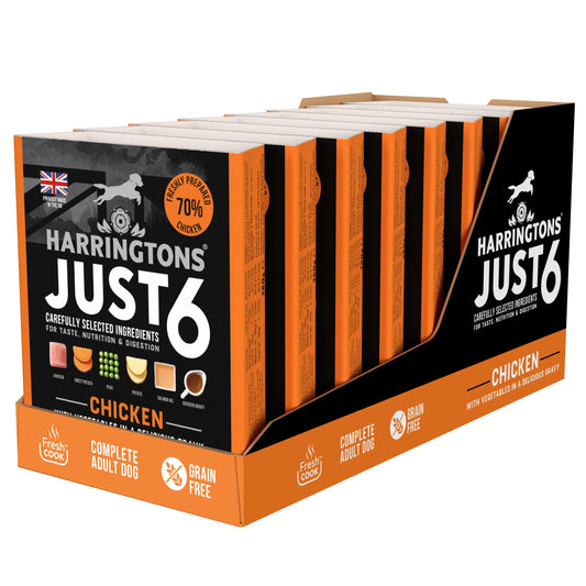 JUST 6 成犬濕糧 - 雞肉 8 X 380G